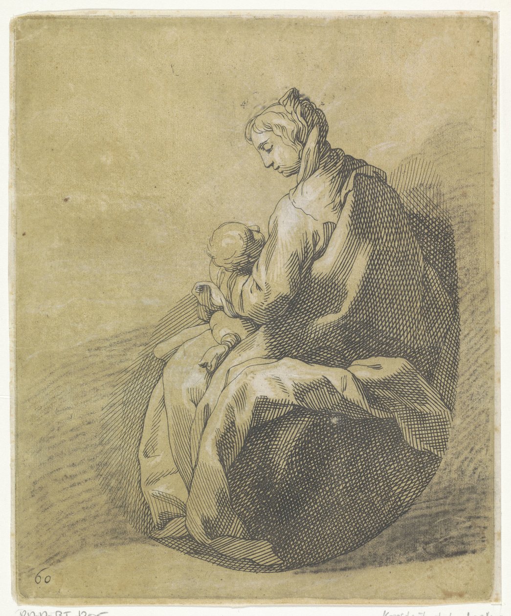 Maria com Cristo Criança de Frederick Bloemaert