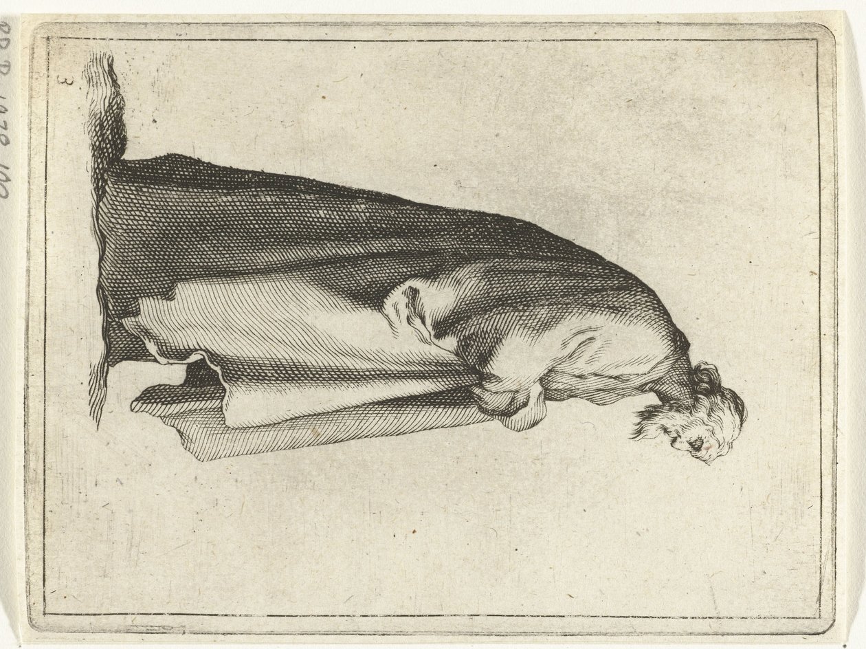 Homem velho de casaco comprido
15 pequenos números (título da série) de Frederick Bloemaert
