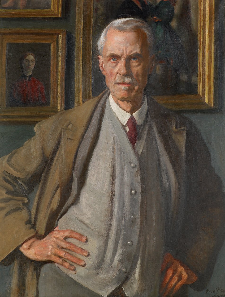 Retrato do artista de Frederick Brown