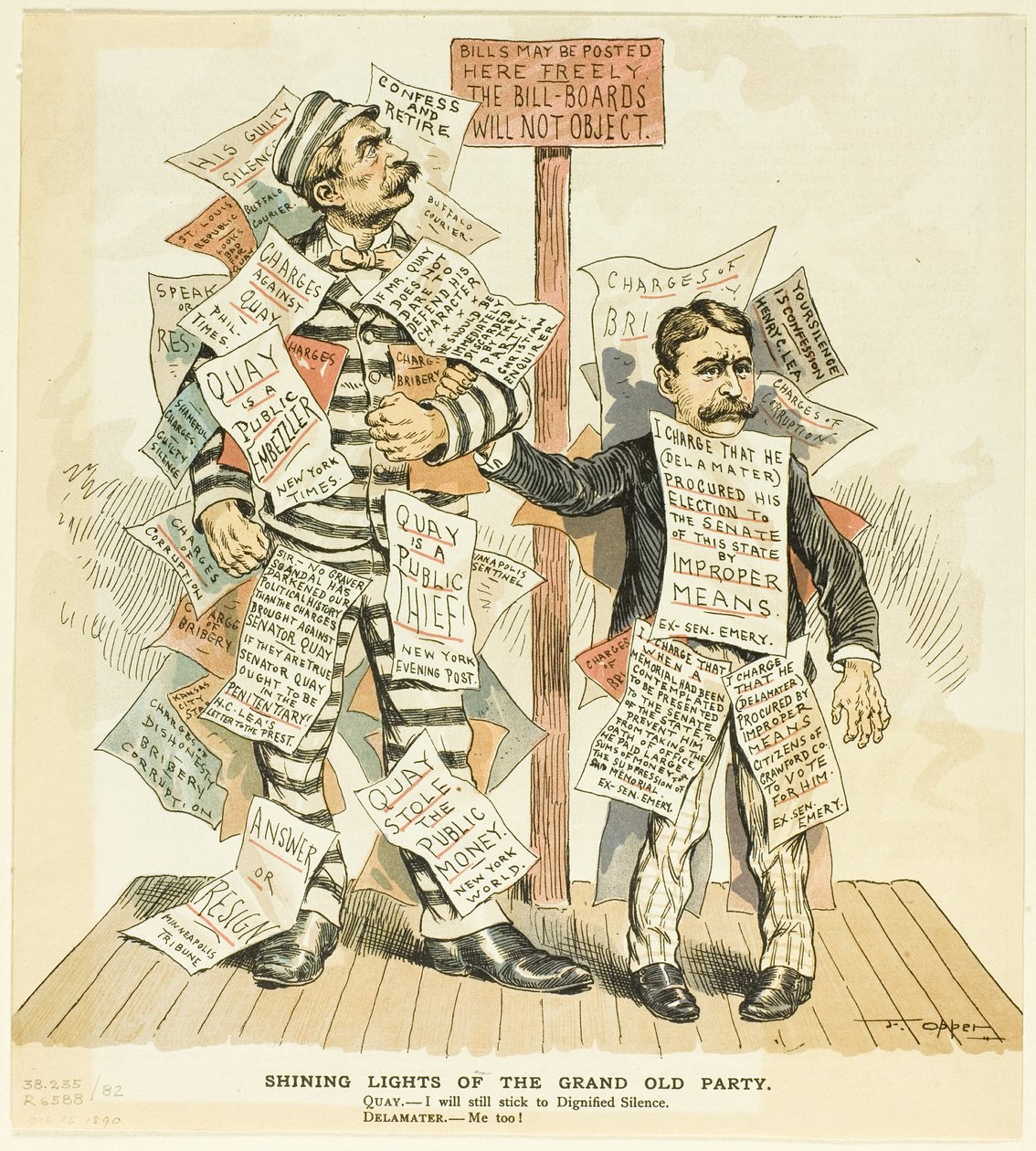 Luzes brilhantes do Grand Old Party de Frederick Burr Opper