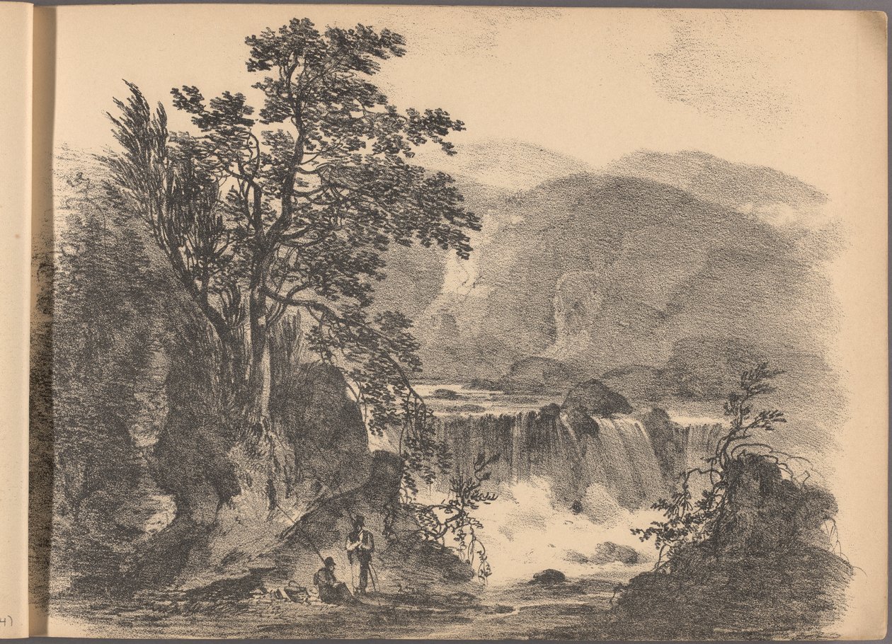 Um dos Sessenta Esboços da Série A de Casas de Campo. Londres, 1825. de Frederick Calvert
