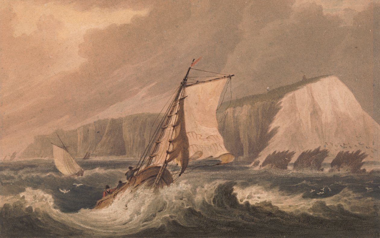 As Agulhas, Ilha de Wight de Frederick Calvert
