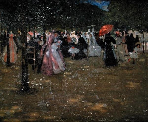 Jardins do Luxemburgo de Frederick Carl Frieseke