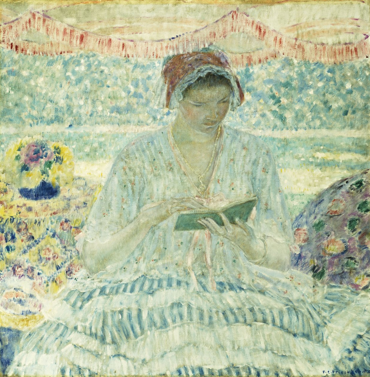 Leitura de verão de Frederick Carl Frieseke