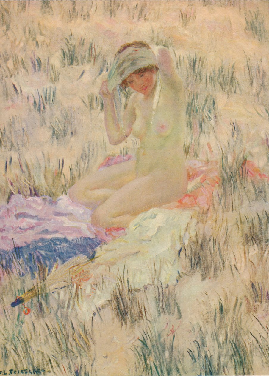 Nas Dunas, 1913, c1932 de Frederick Carl Frieseke