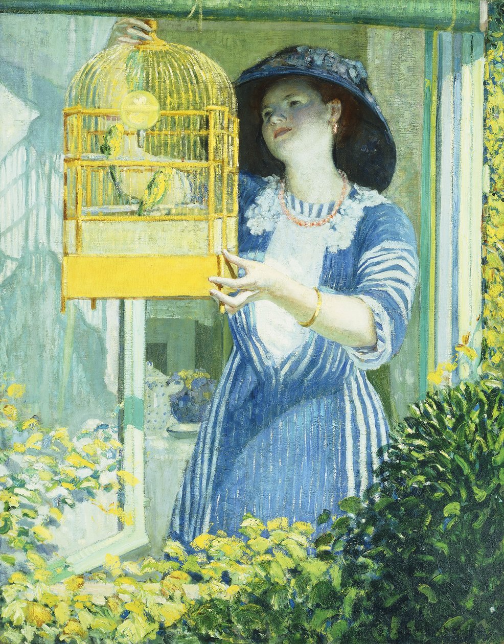 A janela aberta de Frederick Carl Frieseke
