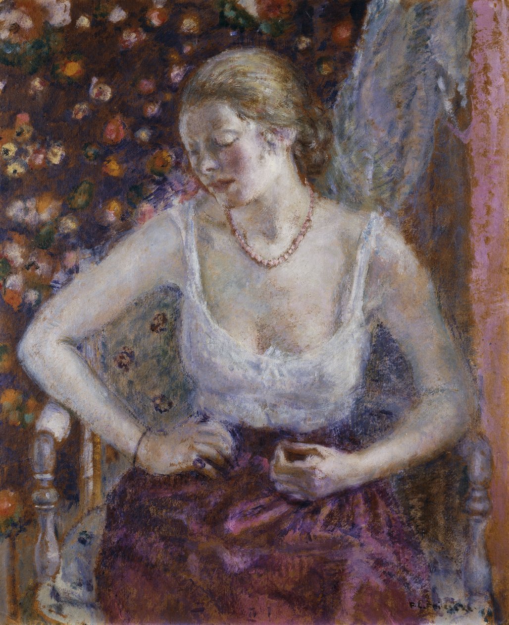 Mulher Dressing de Frederick Carl Frieseke
