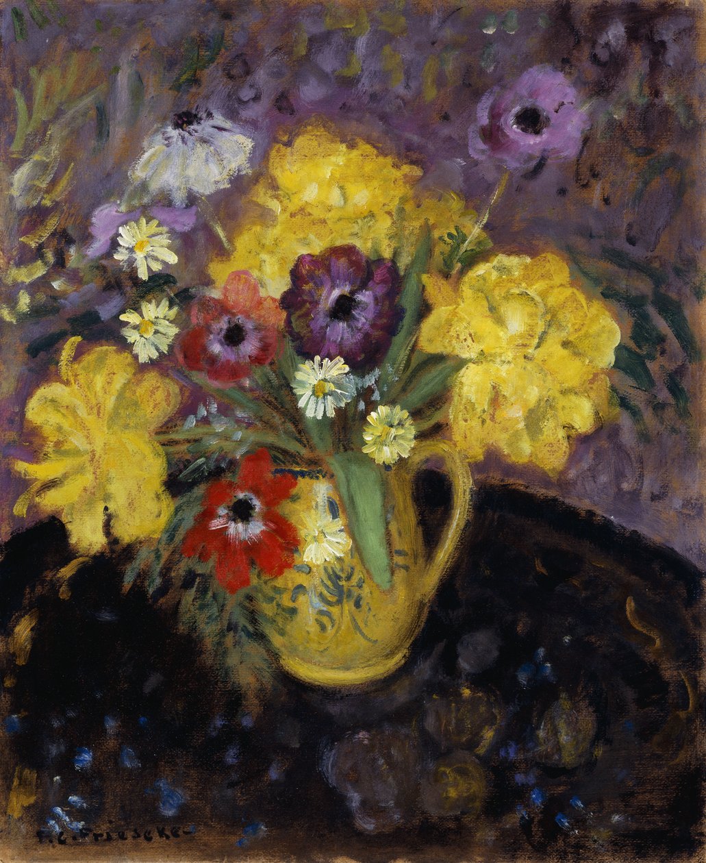 Tulipas Amarelas; As tulipas amarelas de Frederick Carl Frieseke