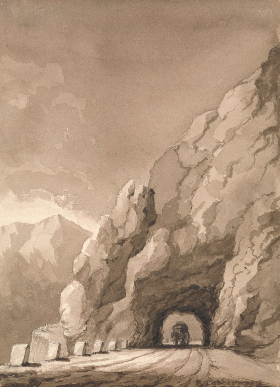Estrada de montanha de Frederick Catherwood