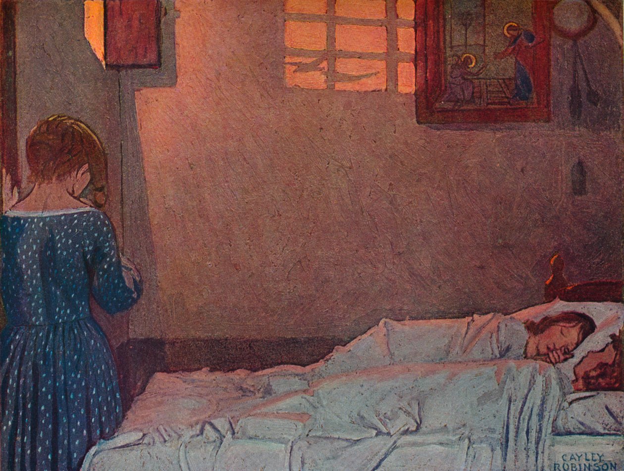 Uma noite de verão, c1910 de Frederick Cayley Robinson