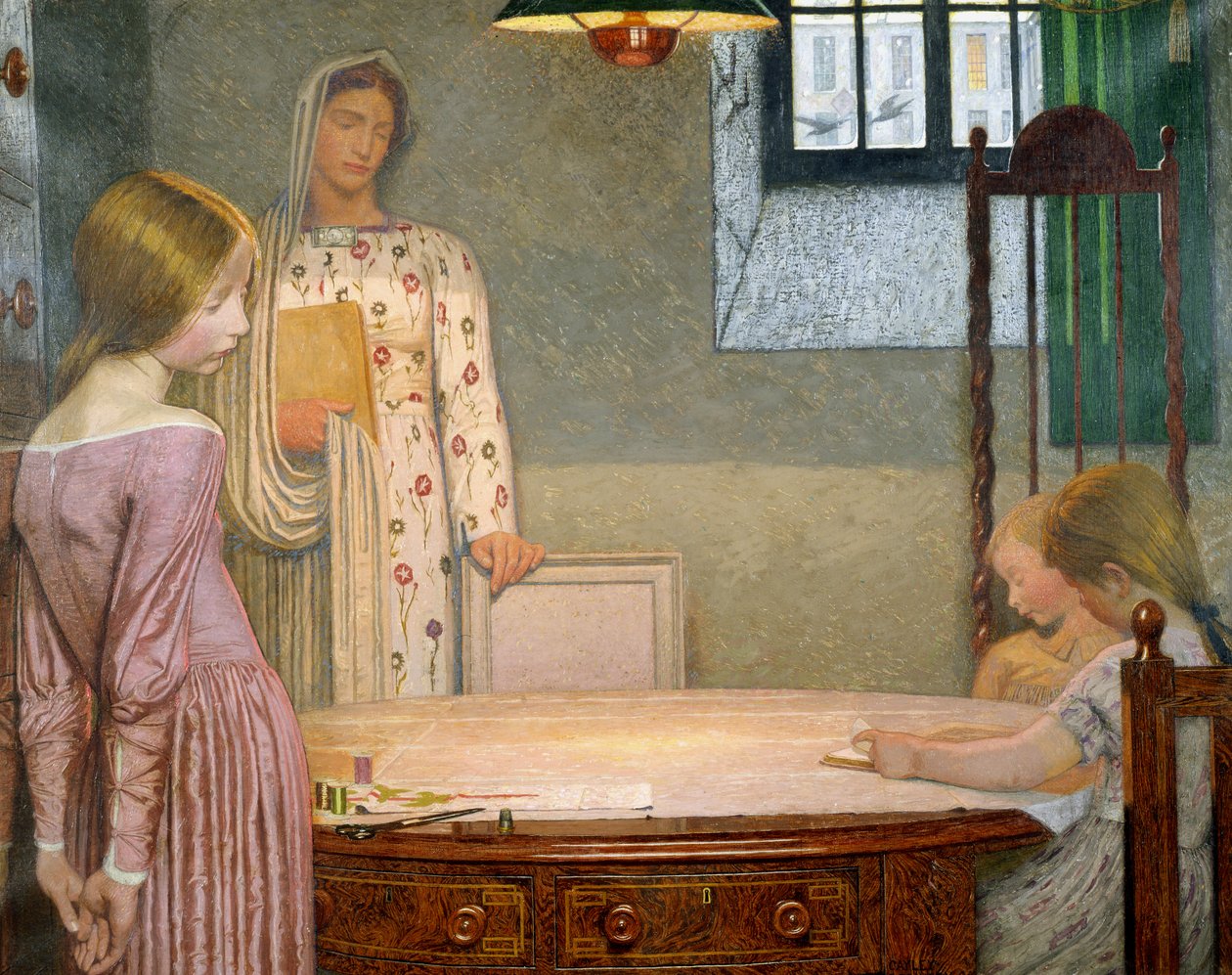 Uma noite de inverno de Frederick Cayley Robinson
