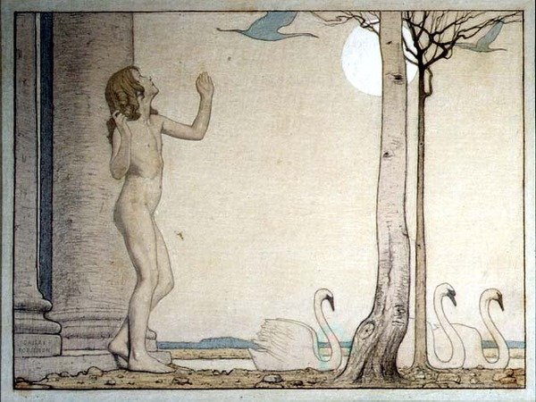 O Pássaro Azul de Frederick Cayley Robinson