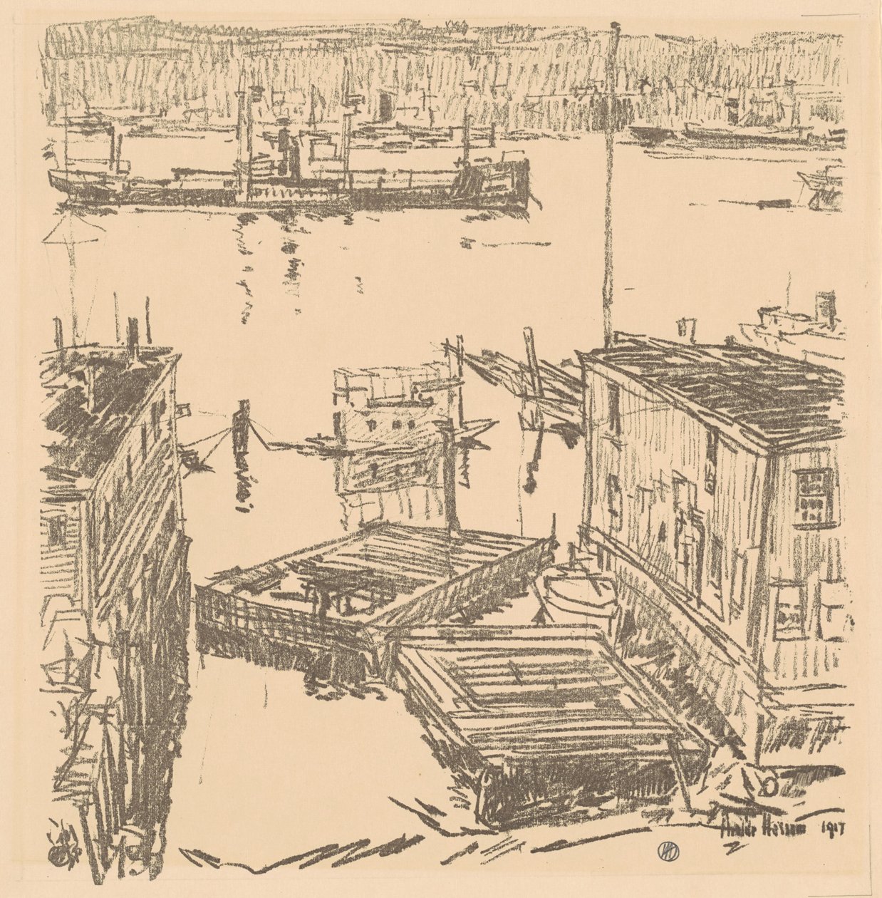 Rio Norte, 1917. de Frederick Childe Hassam