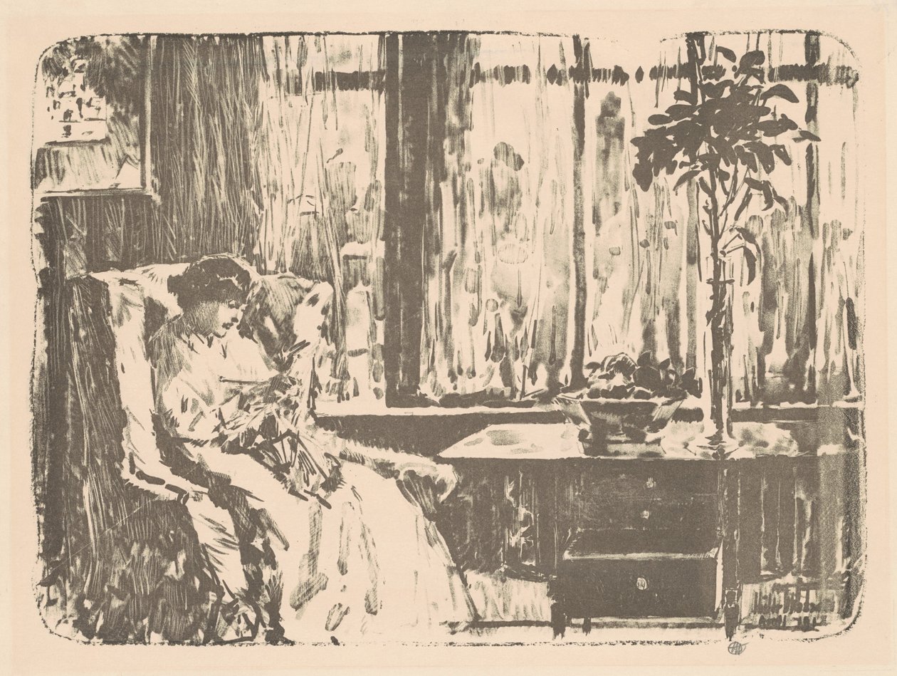 A Cortina Larga, 1918. de Frederick Childe Hassam