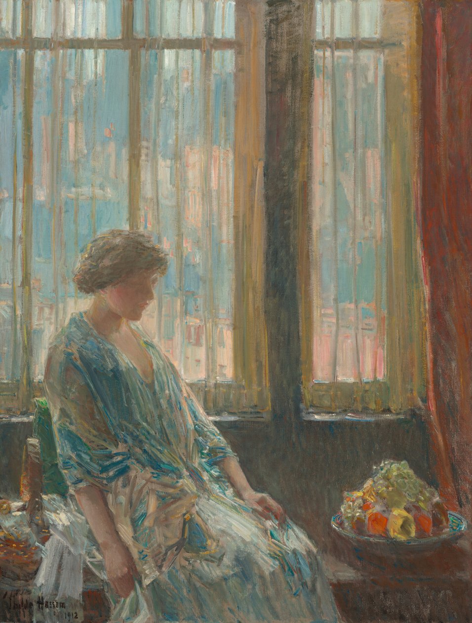 A janela de Nova York, 1912. de Frederick Childe Hassam