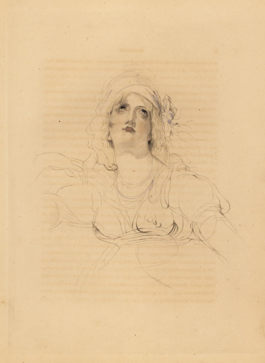 Retrato de Lady Emma Hamilton, dona de Horatio Nelson de Frederick Christian Lewis