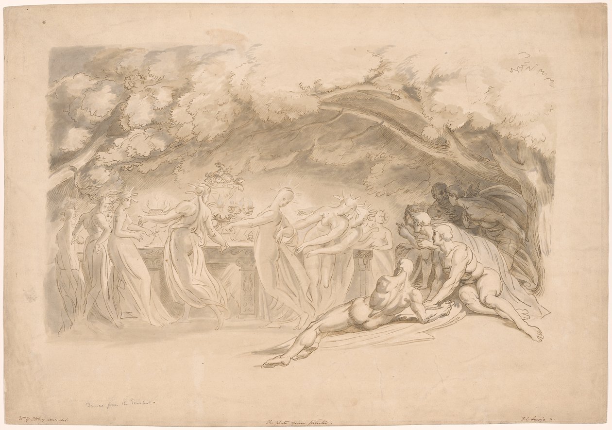 A Dança das Ninfas, de A Tempestade de Frederick Christian Lewis