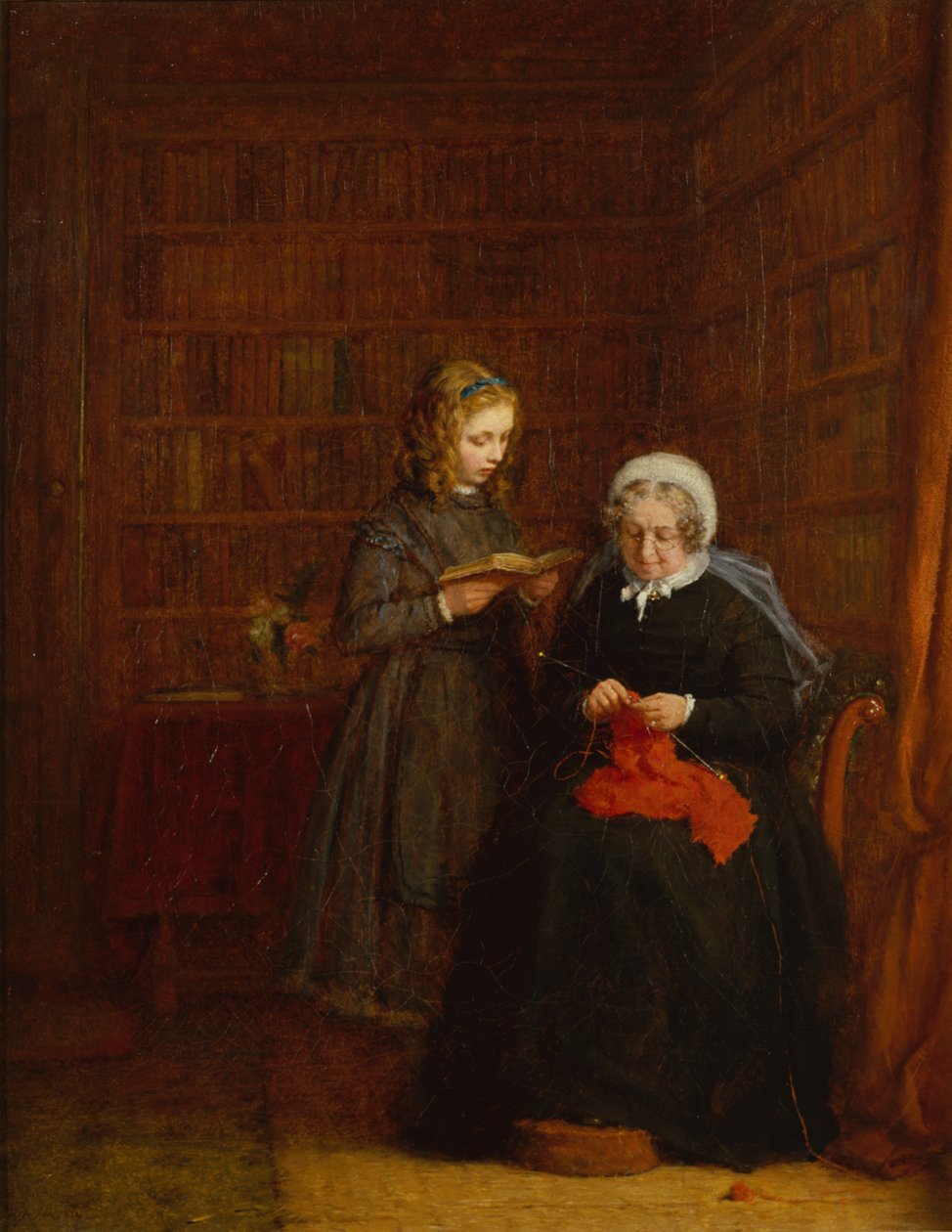 Retrato da Sra. Hearne e da sua avó Fanny Sowman de Frederick Daniel Hardy