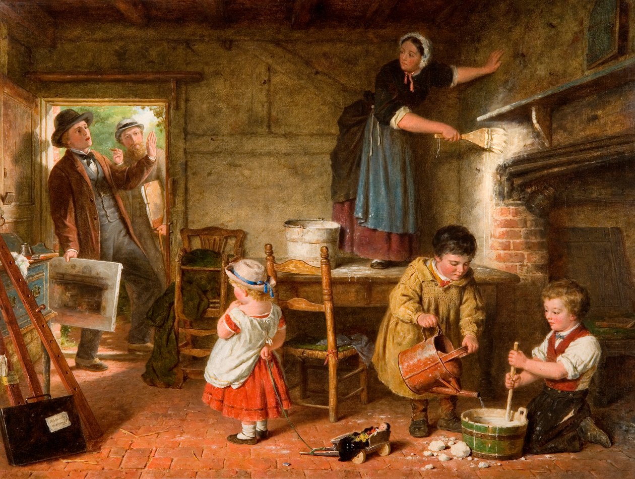 O artista desanimado, 1866 de Frederick Daniel Hardy