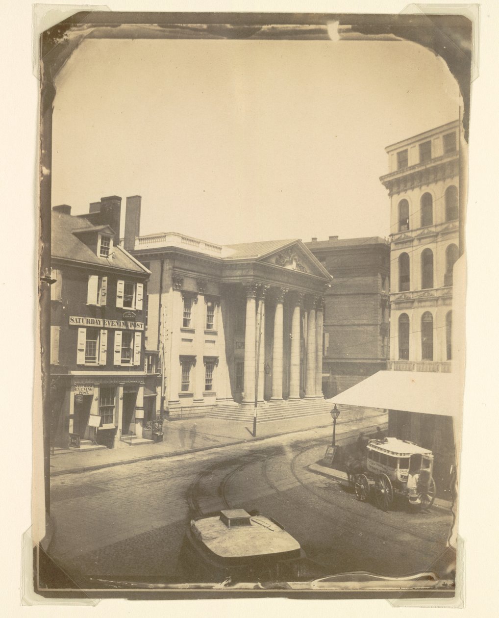 Primeiro Banco dos Estados Unidos, Filadélfia, 1859. de Frederick DeBourg Richards