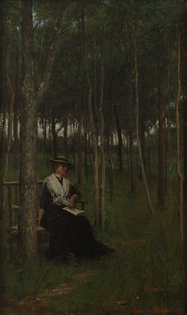 Devaneio, 1883 de Frederick Dielman