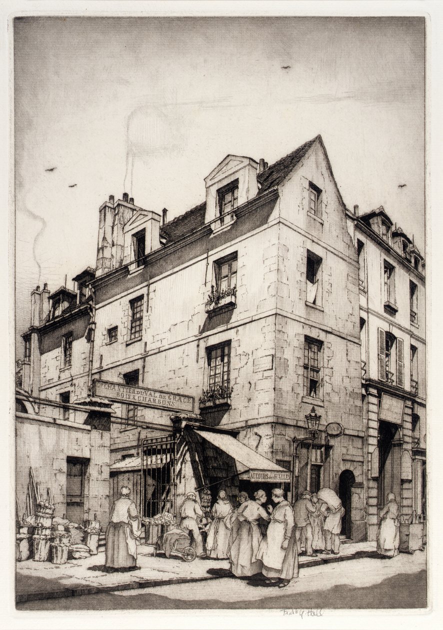 Pequeno mercado francês de Frederick G. Hall
