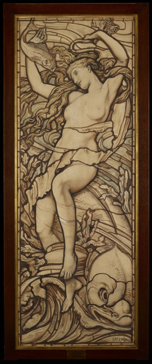 Água, da série "Os Quatro Elementos", c.1888-89 de Frederick G. Smith