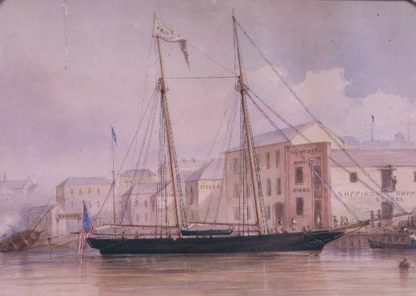 Cais Circular, c.1855 de Frederick Garling