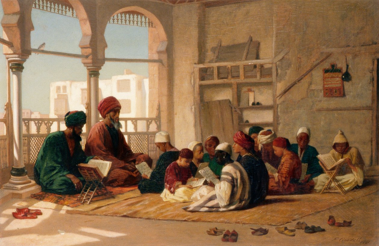 Escola do Sultão Hassan no Cairo de Frederick Goodall