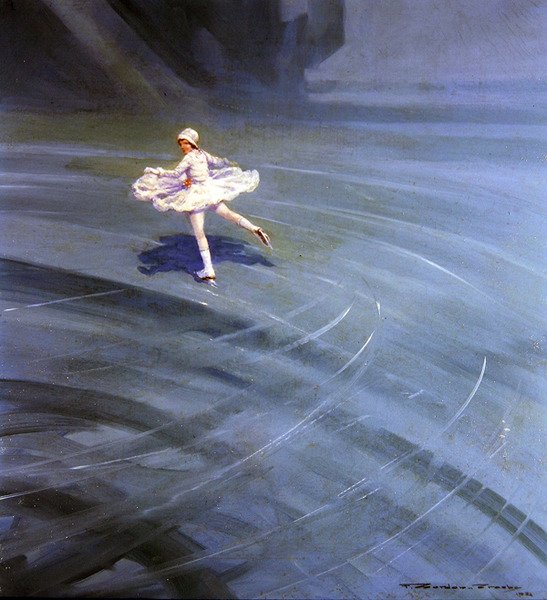 Patinador no gelo de Frederick Gordon Crosby