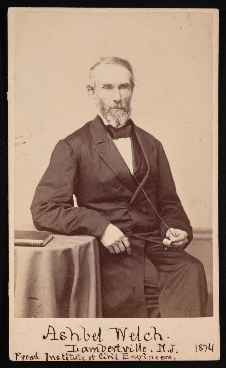 Retrato de Ashbel Welch 1809-1882, maio de 1874. de Frederick Gutekunst