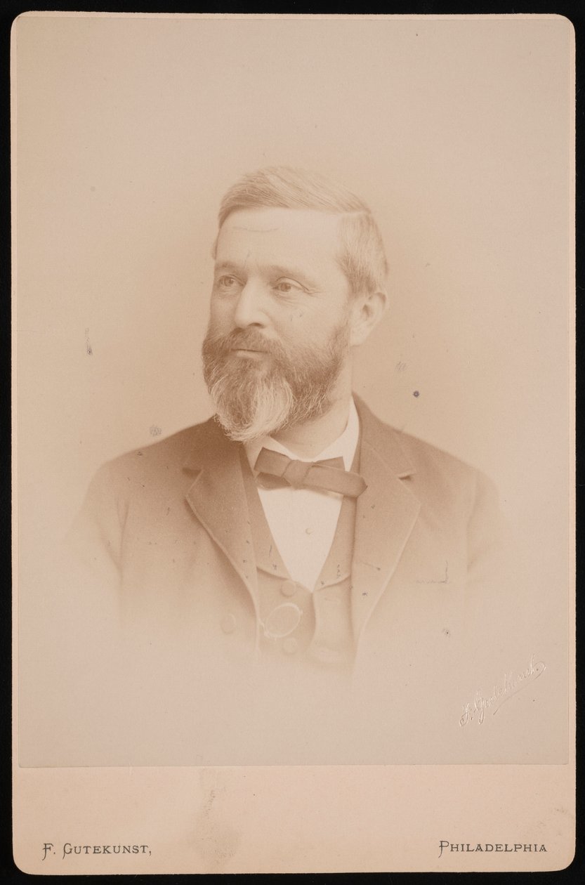 Retrato de Horatio Curtis Wood, Jr. 1841-1920, 1889. de Frederick Gutekunst
