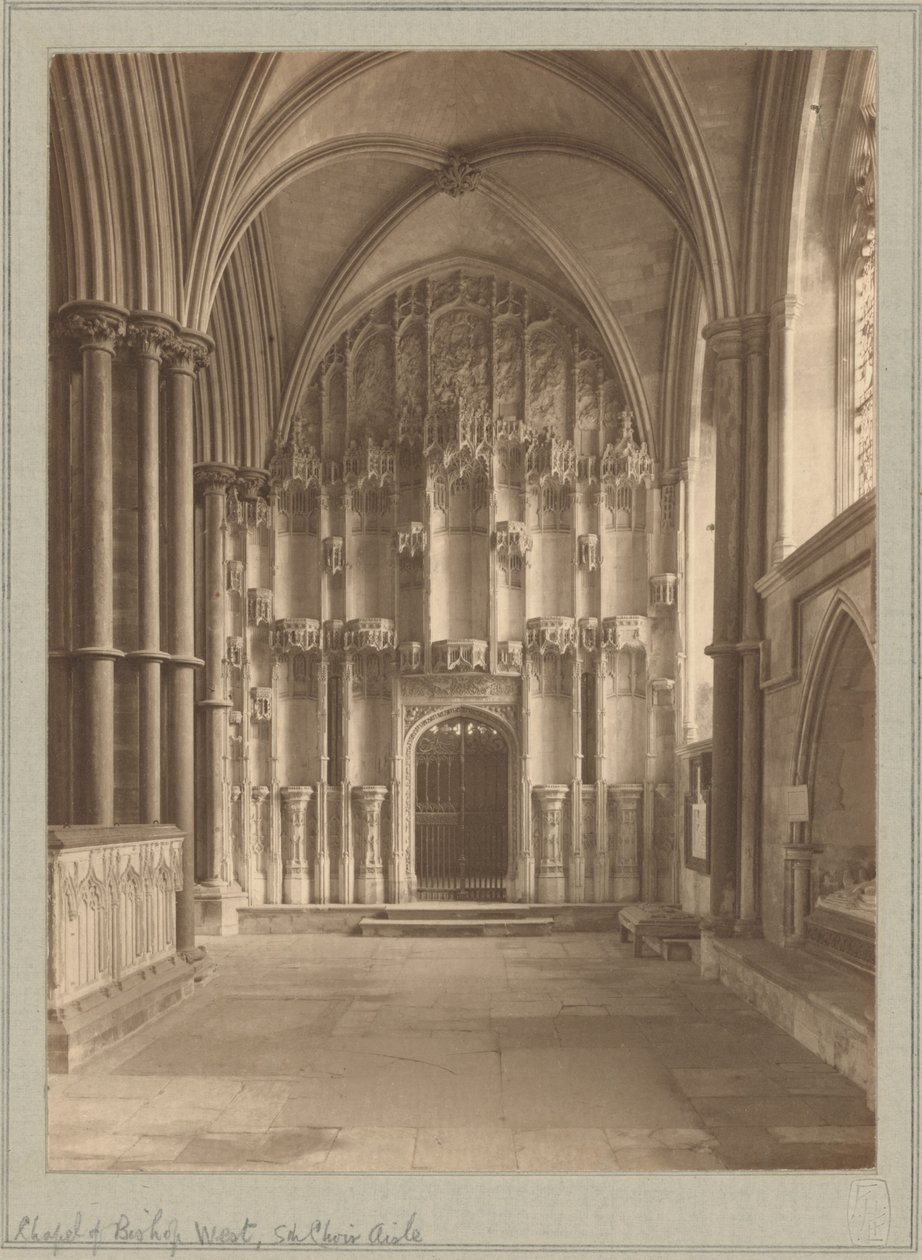 [Catedral de Ely, Capela do Bispo]. de Frederick H. Evans