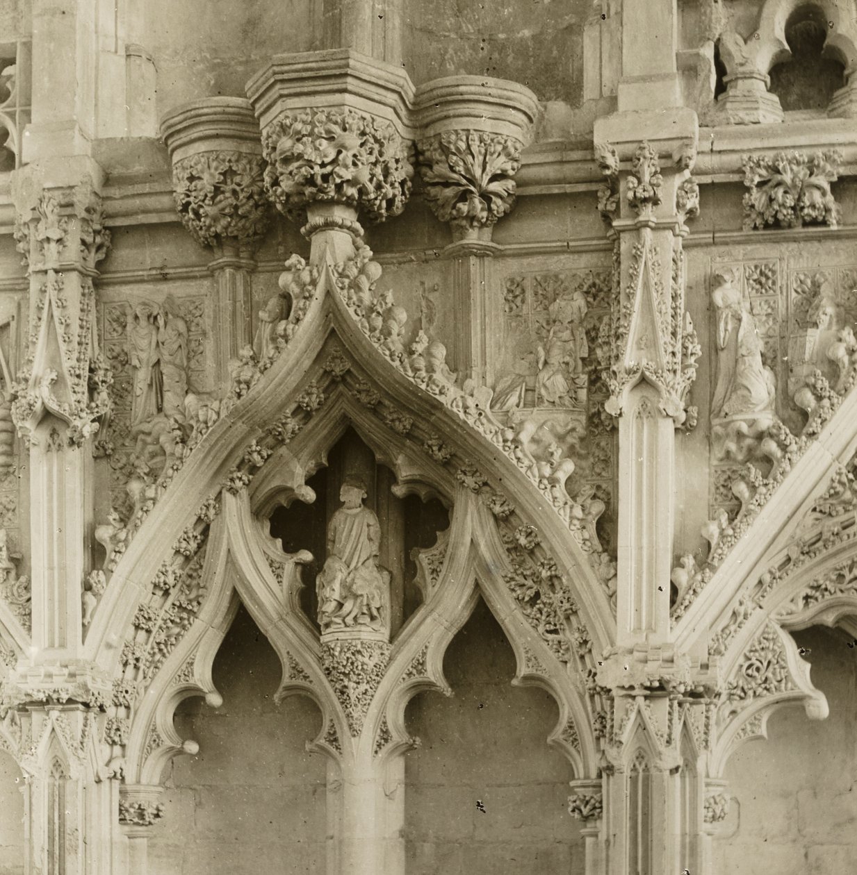 Catedral de Ely: Capela da Senhora, pormenores de Frederick H. Evans