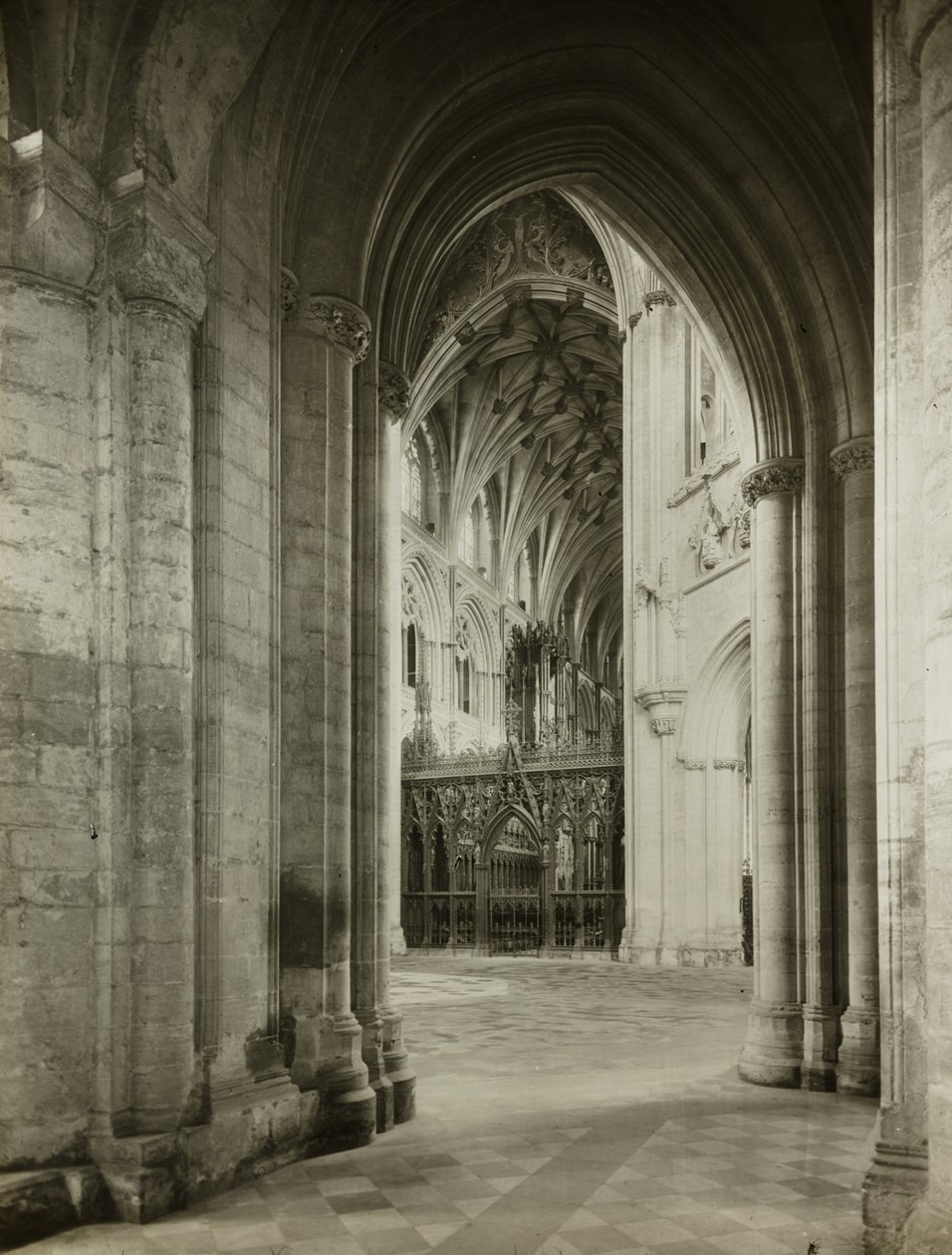 Catedral de Ely: Octógono do corredor sul de Frederick H. Evans