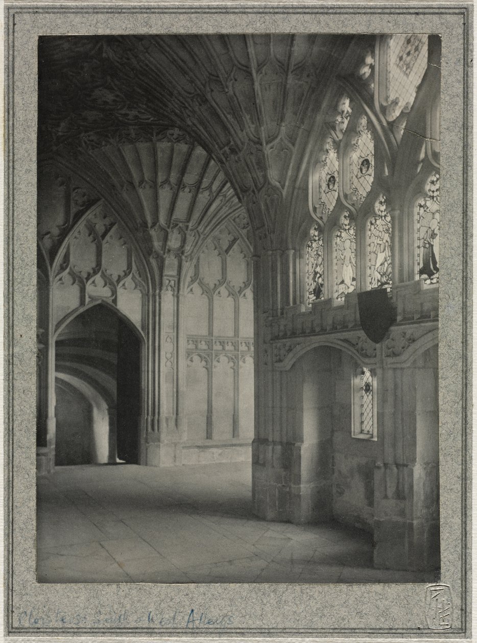 Catedral de Gloucester - Claustros: vielas sul e oeste de Frederick Henry Evans