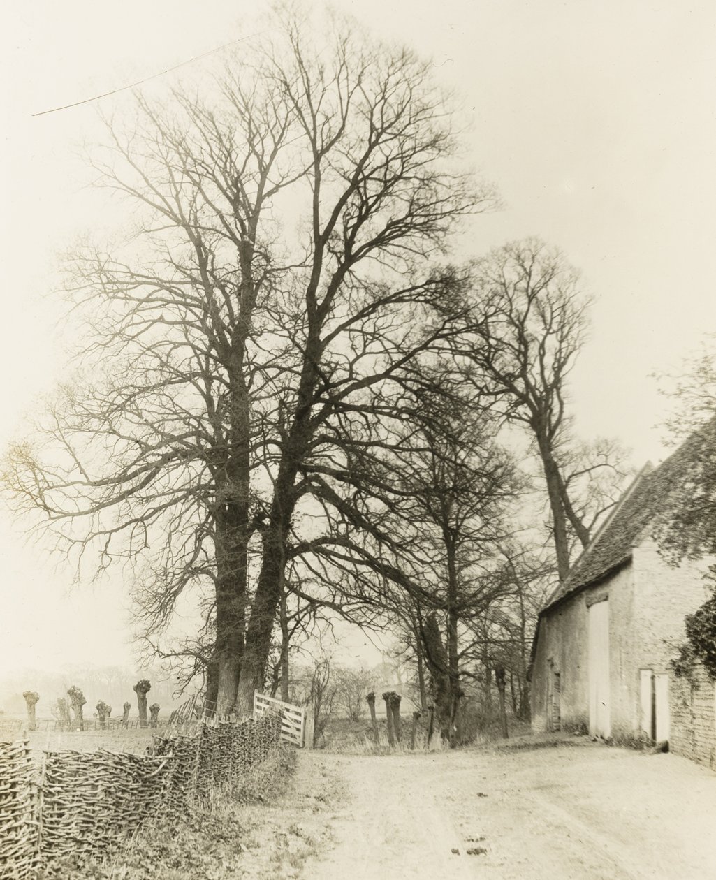 Mansão Kelmscott: Estrada e entrada de Frederick H. Evans