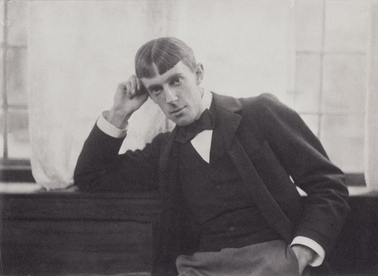 Fotografia de retrato de Aubrey Beardsley (1872-98) por Frederick Evans (1853-1943) de Frederick Henry Evans