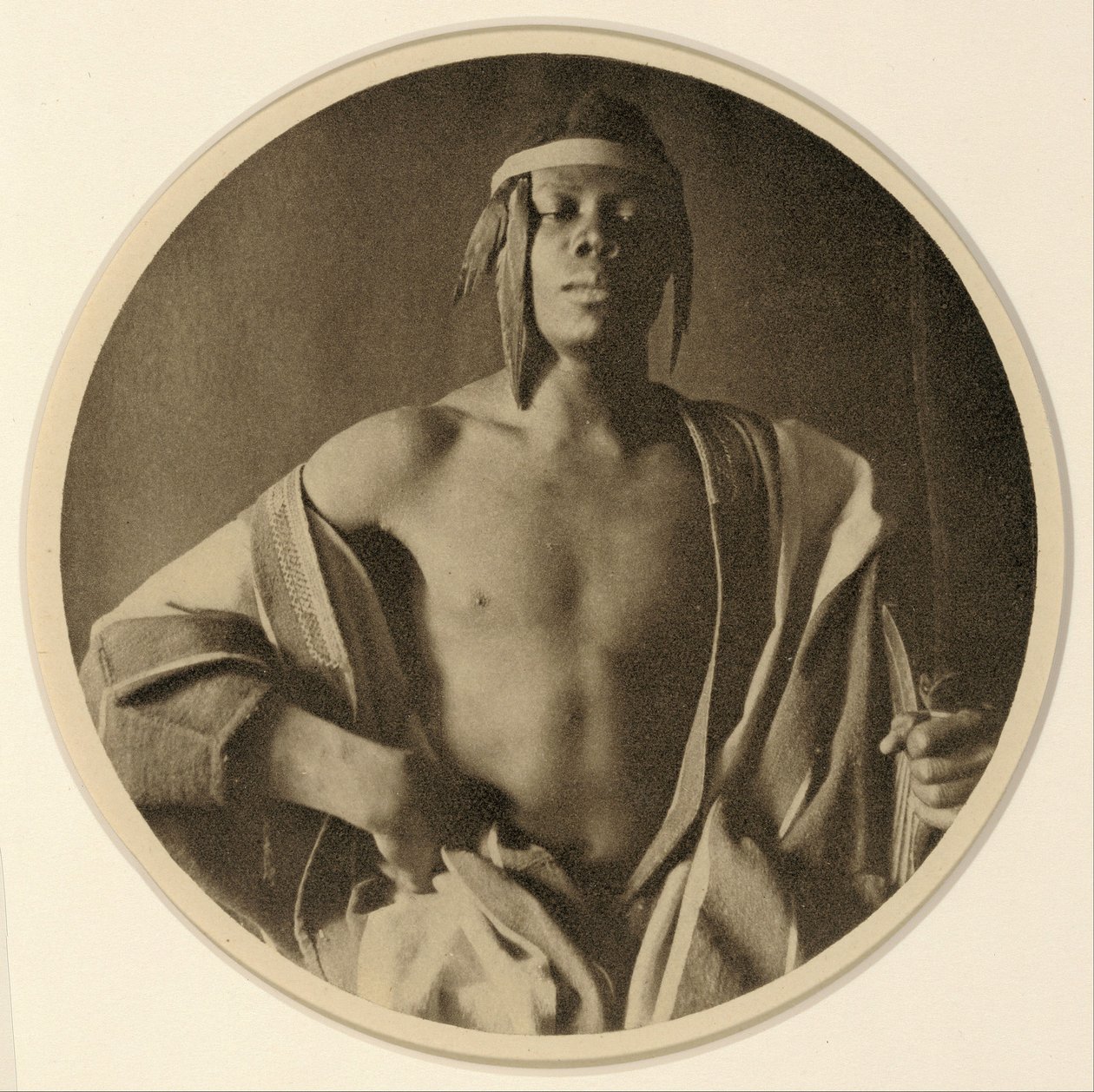 Um chefe etíope, 1887 de Frederick Holland Day