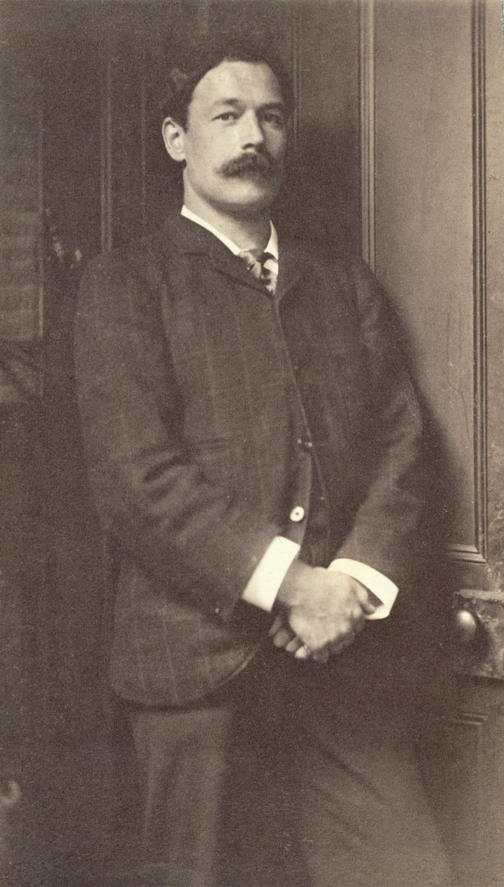 Henry Scott Tuke (1858-1929) (foto em sépia) de Frederick Hollyer