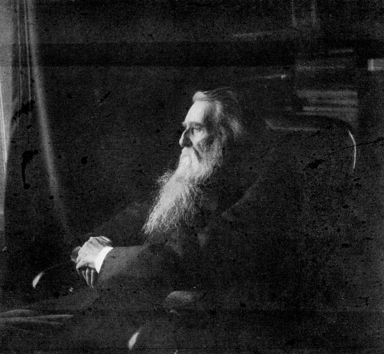John Ruskin, artista britânico, autor, crítico e pensador social, 1900. de Frederick Hollyer