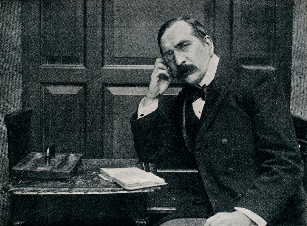 Retrato do falecido Sr. Gleeson White, c1898 de Frederick Hollyer