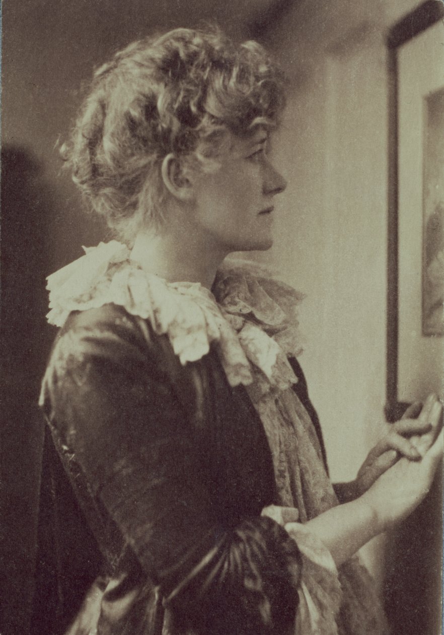 Fotografia de retrato de Ellen Terry (1847-1928) por Frederick Hollyer (1837-1933) (foto sépia) de Frederick Hollyer