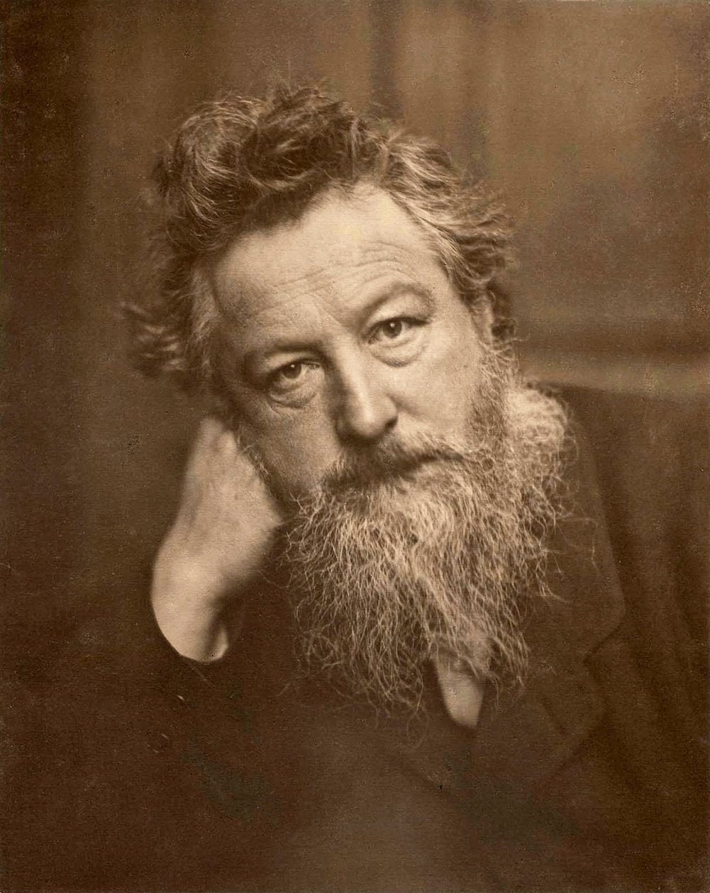 William Morris, 1887 (foto sépia) de Frederick Hollyer