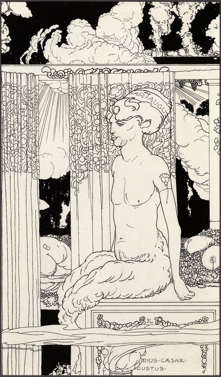 O Fauno do Tibério Dourado, c.1910 de Frederick Ilbery Lynch