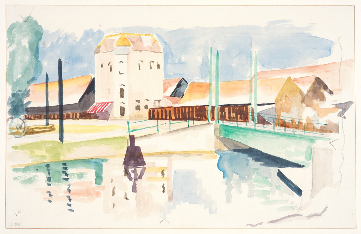 Ponte e edifícios de Frederick James Porter
