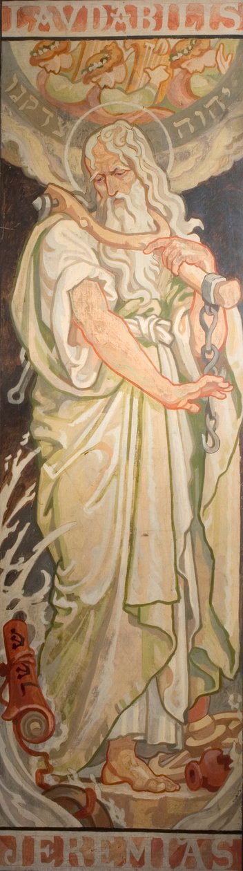 Profetas do Antigo Testamento: Jeremias, c.1910 de Frederick James Sheilds