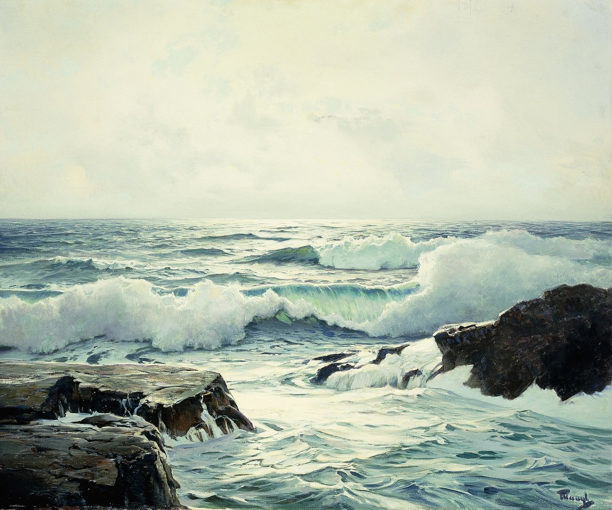 Luz cinza de Frederick Judd Waugh