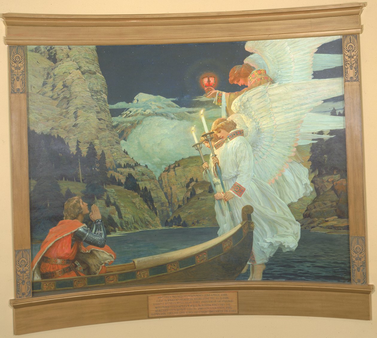 O Cavaleiro do Santo Graal, ca. 1912. de Frederick Judd Waugh