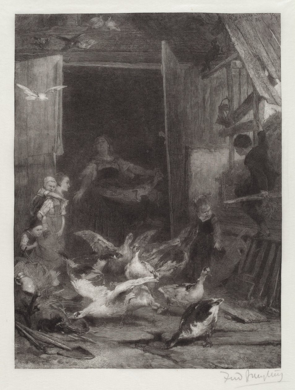Sem título (Cena da Fazenda) de Frederick Juengling